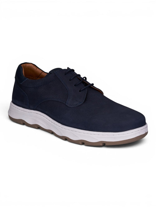 Marine Casual Lacivert Süet Ayakkabı