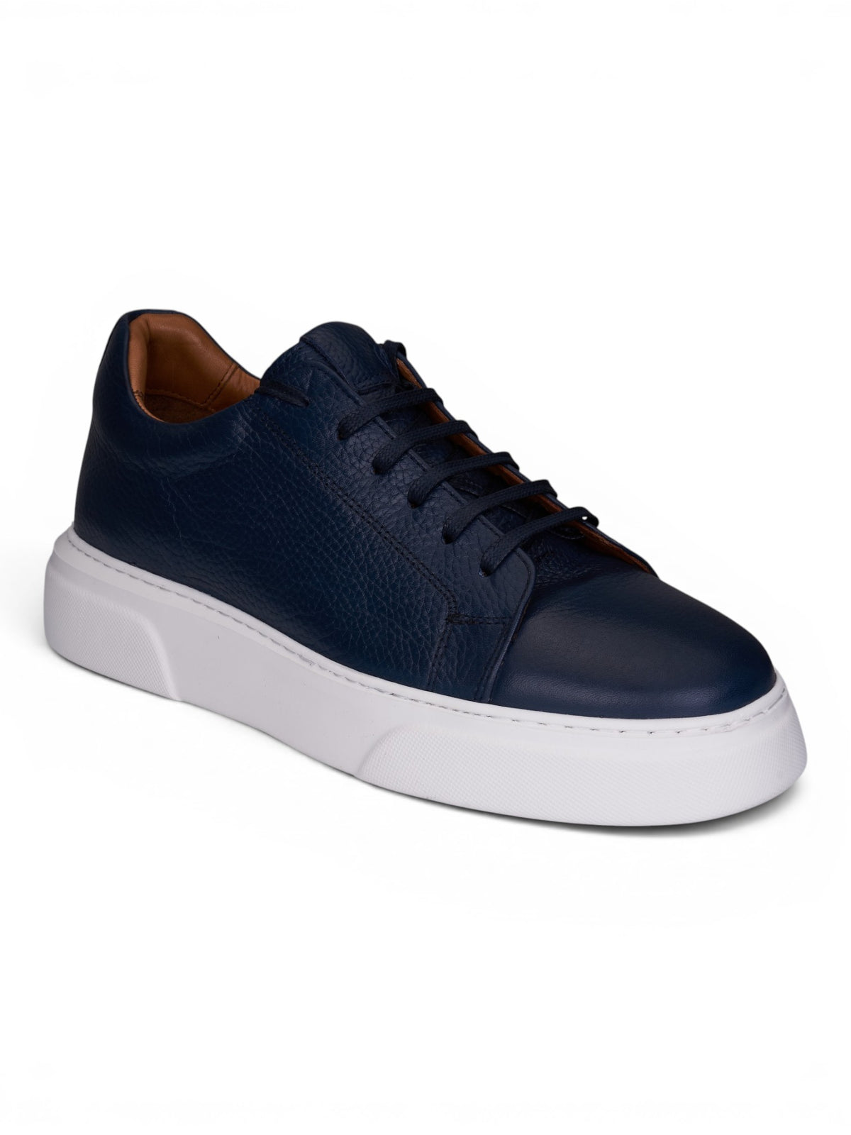 Marine Floter Lacivert Deri Sneaker