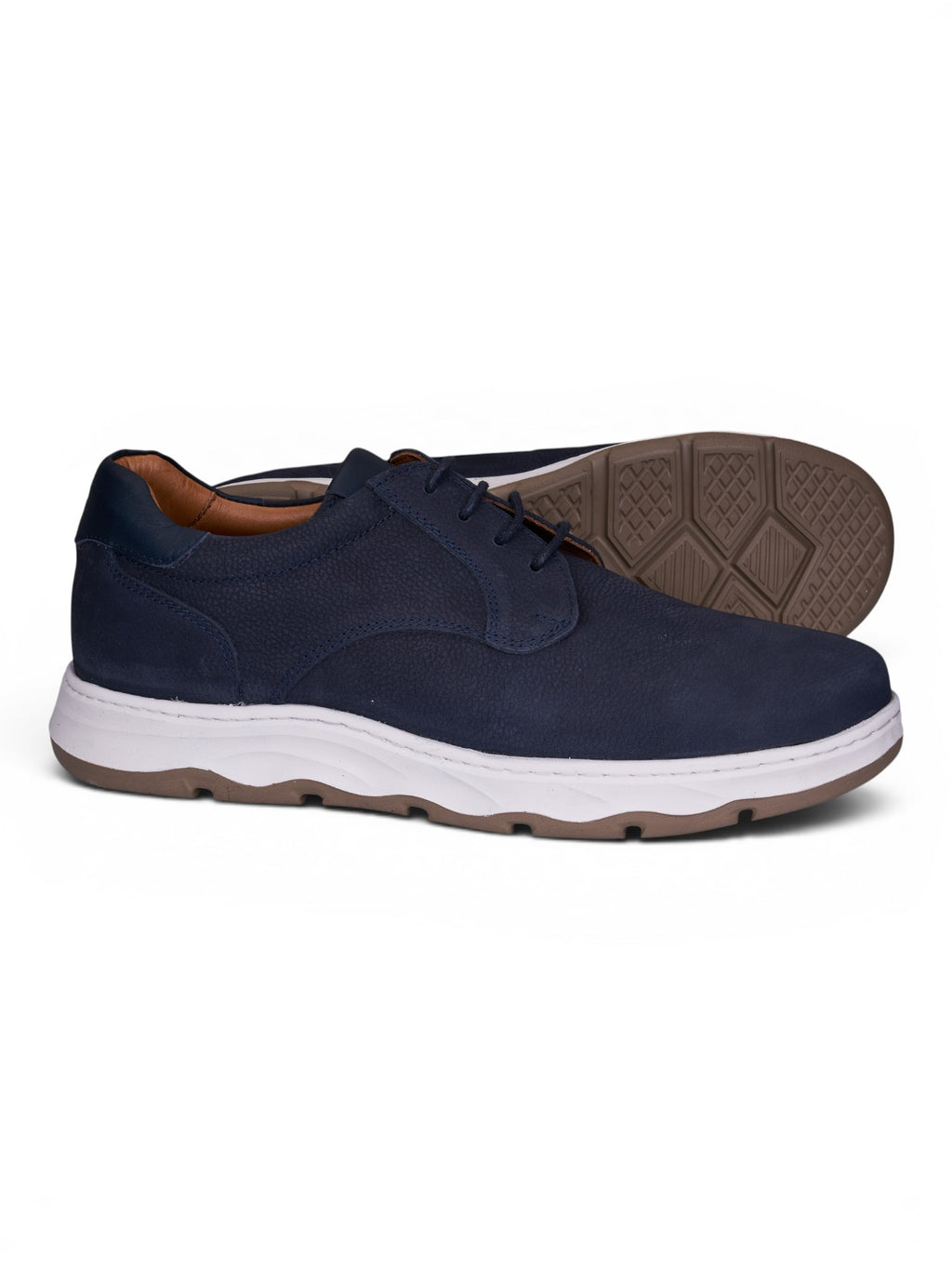 Marine Casual Lacivert Süet Ayakkabı