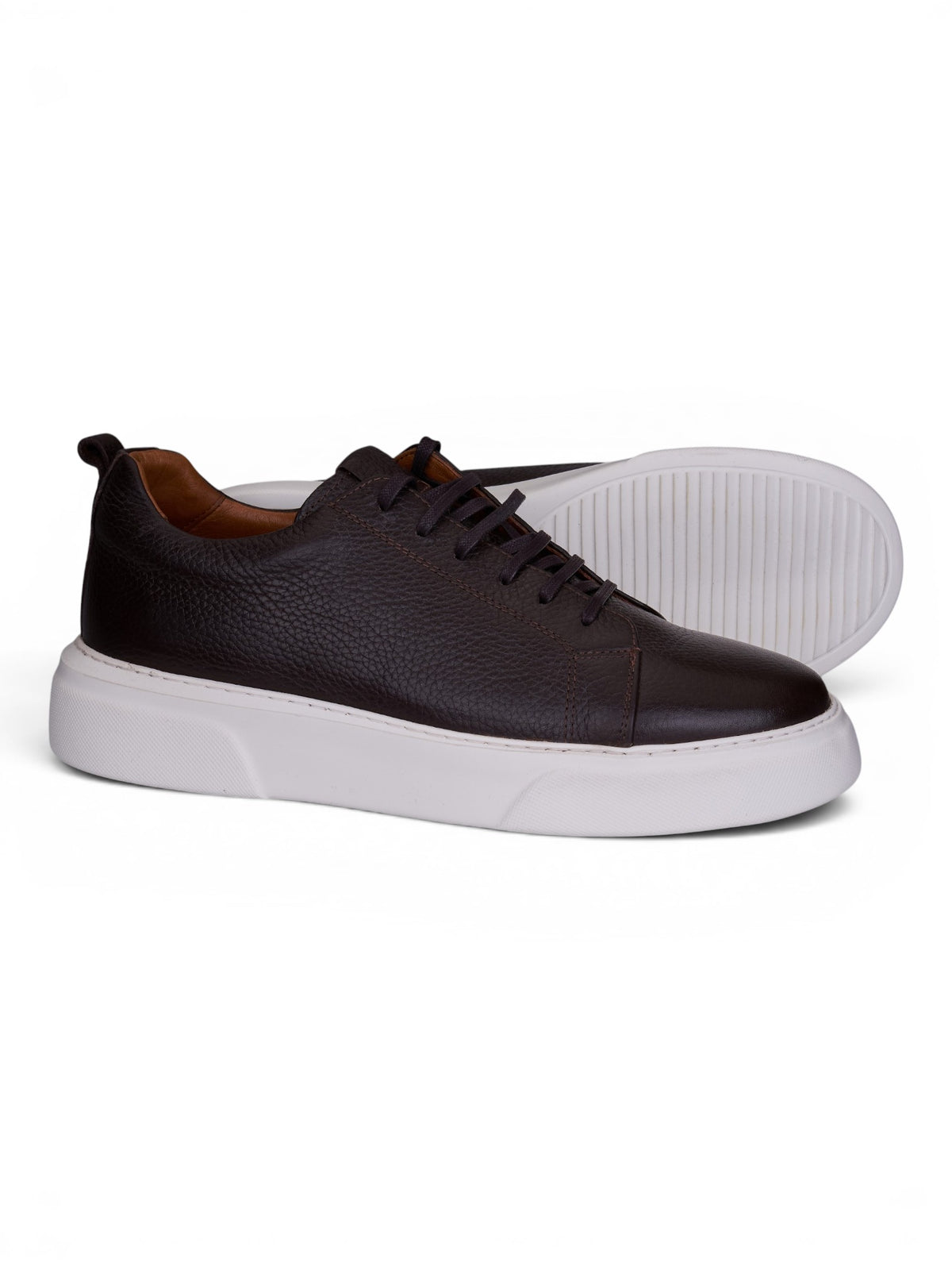 Terra Floter Kahve Deri Sneaker