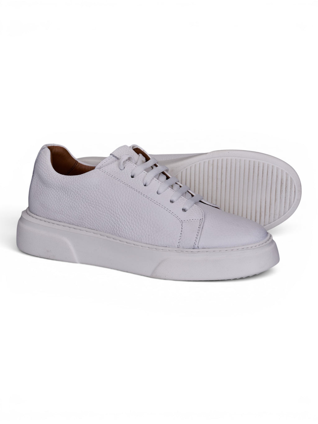 Blanc Floter Beyaz Deri Sneaker