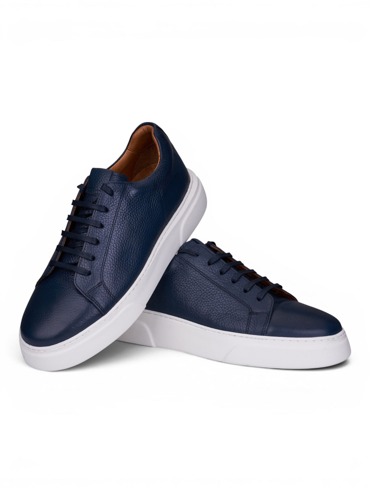 Marine Floter Lacivert Deri Sneaker